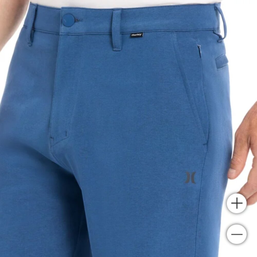 Hurley Men’s Hybrid Short Blue - Picture 3 of 4